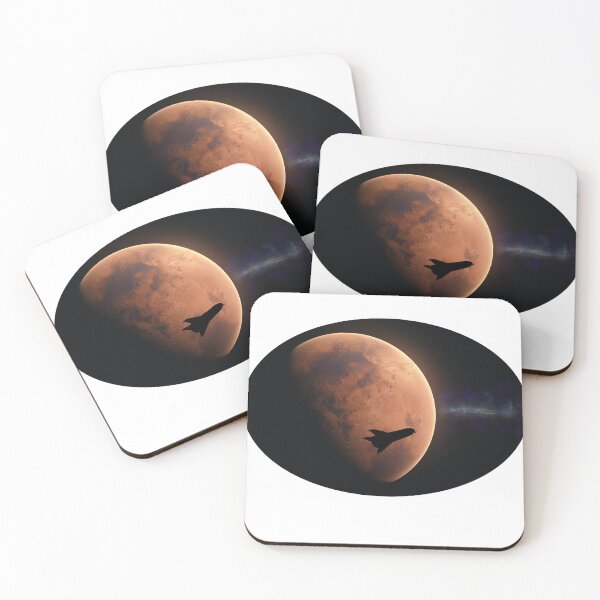 Item preview, Starship on mars designed and sold by no-vanta.