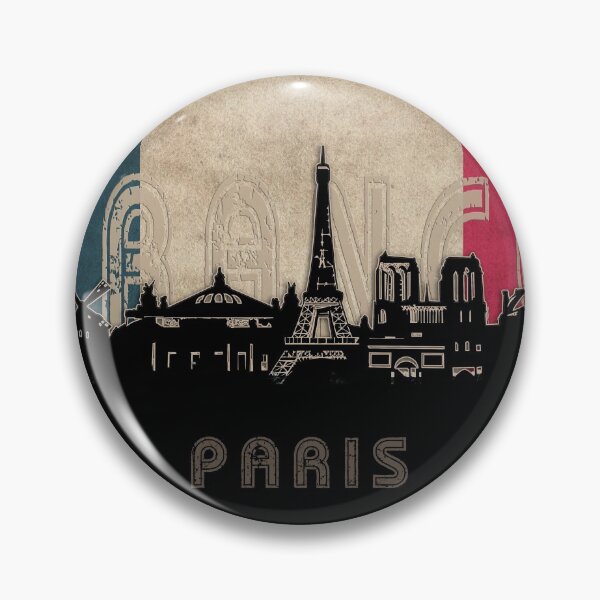 Item preview, paris skyline flag designed and sold by BekimART2.