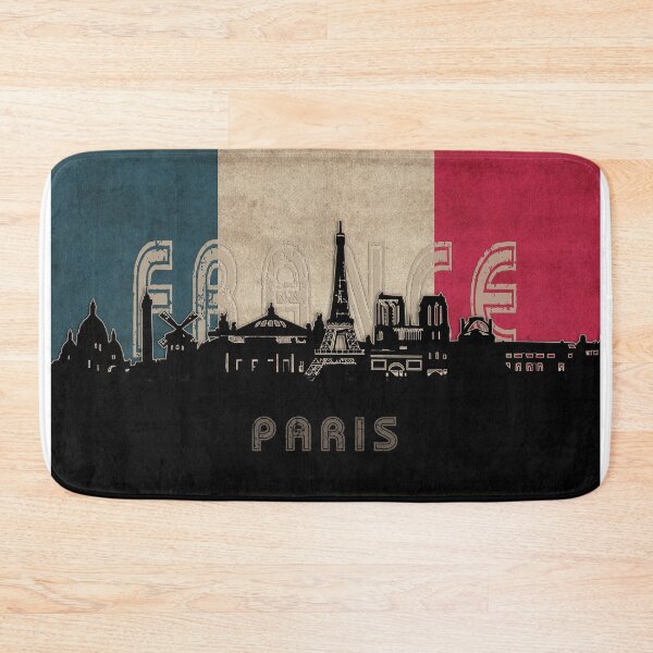 Item preview, paris skyline flag designed and sold by BekimART2.