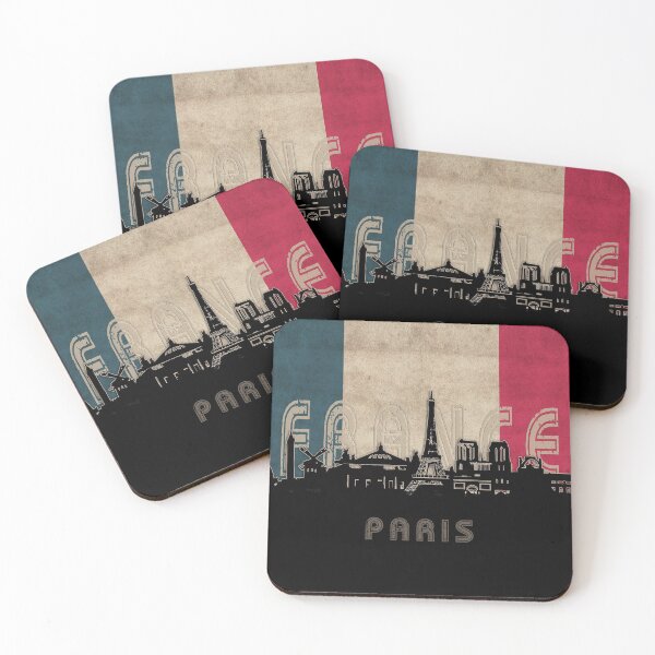 Item preview, paris skyline flag designed and sold by BekimART2.