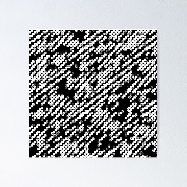 Item preview, Black and white graphic dots Colorama collection designed and sold by Joie-et-Poesie.