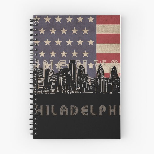 Item preview, philadelphia skyline flag designed and sold by BekimART2.