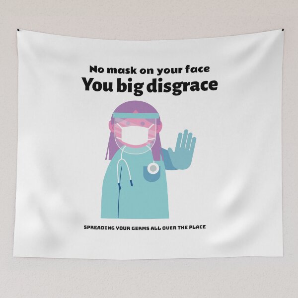 Item preview, No Mask Big Disgrace designed and sold by RiseandShineTee.