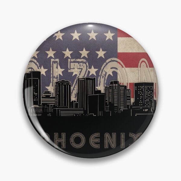 Item preview, phoenix skyline flag designed and sold by BekimART2.
