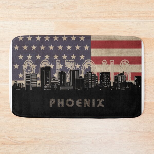Item preview, phoenix skyline flag designed and sold by BekimART2.