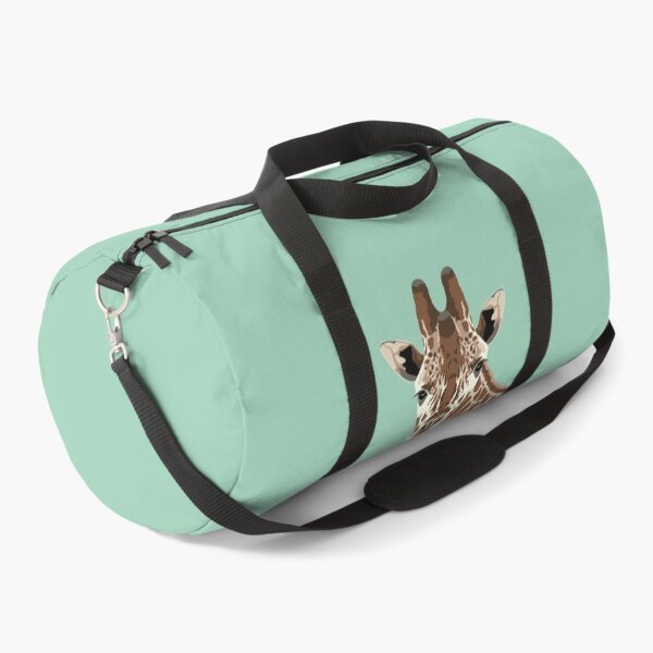 Giraffe portrait Duffle Bag