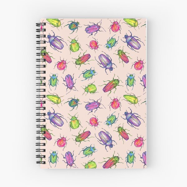 Item preview, Brightly Colored Watercolor Beetles designed and sold by Laura Jane Kirton.