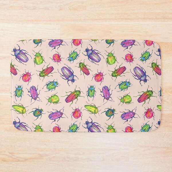 Item preview, Brightly Colored Watercolor Beetles designed and sold by Laura Jane Kirton.