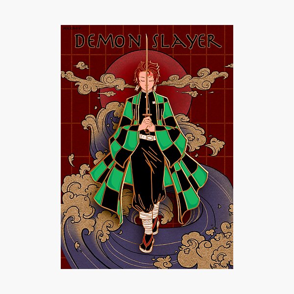 Tanjirou Enamel Pin Poster Photographic Print