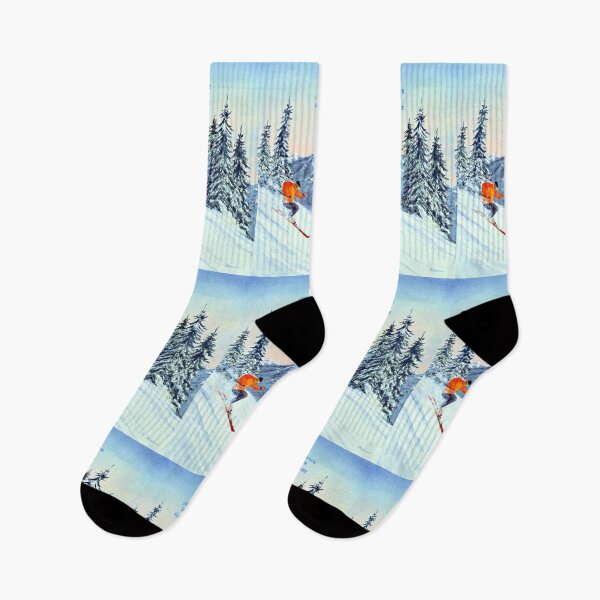 Item preview, VIVRE POUR SKIER POUR VIVRE - Skiing The clear Leader with French banner designed and sold by William Holkham.