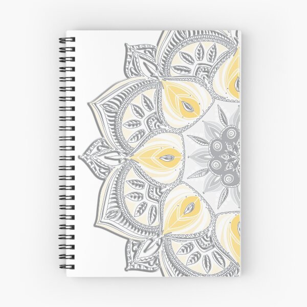 Item preview, Silver and Yellow Mandala designed and sold by squishyrainbow.