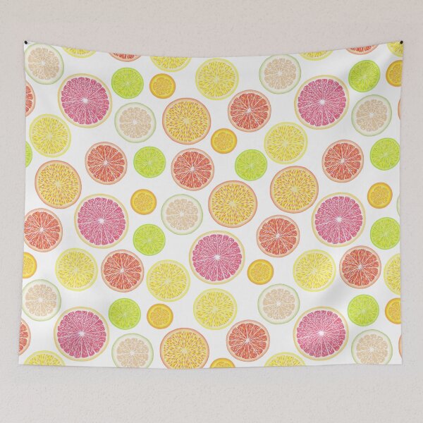 Item preview, Patrón de cítricos jugosos grande designed and sold by MikkiDashDesign.