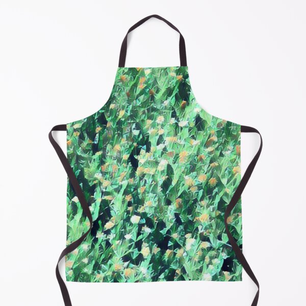 Item preview, Green and yellow floral field Colorama collection designed and sold by Joie-et-Poesie.