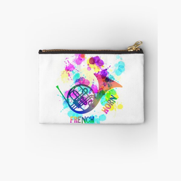Item preview, Rainbow French Horn Music Themed Graphic designed and sold by Artification.