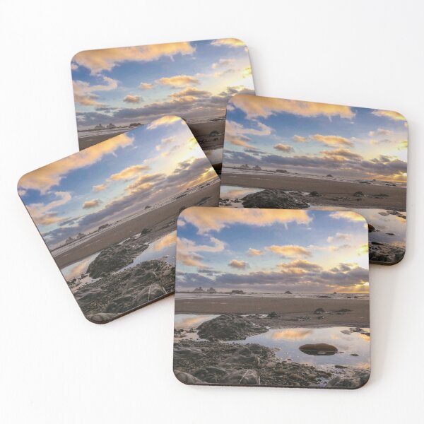 Item preview, Sunset on Motukiekie Beach designed and sold by SACRED NATURE DESIGNS.