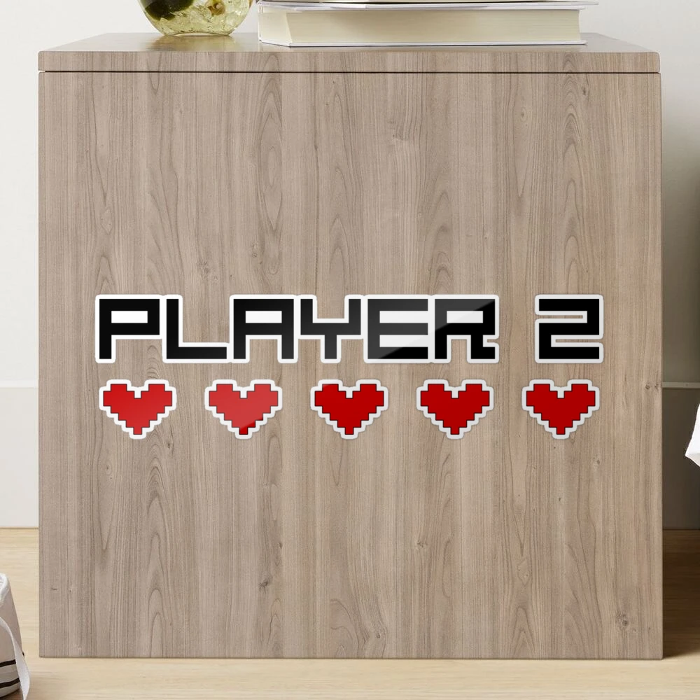 Player 2 Sticker for Sale by toodystark