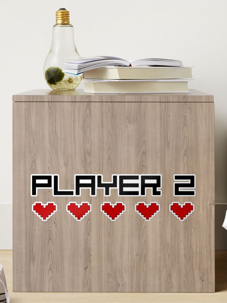 Player 2 Sticker for Sale by toodystark