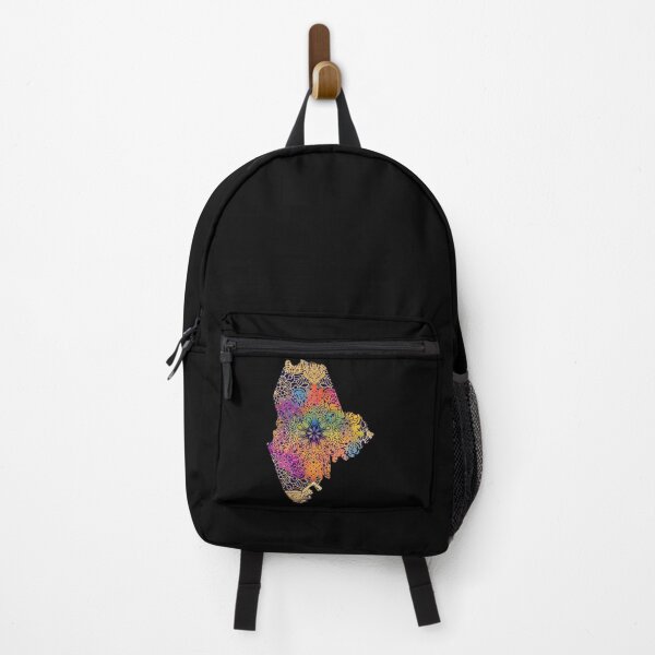 Item preview, Maine United States of America Mandala Map  designed and sold by labatchino10.