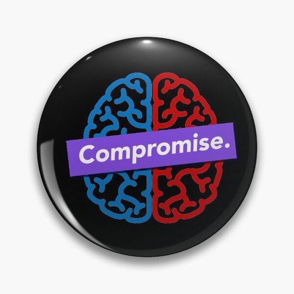 Item preview, Democracy has but one requirement: Compromise designed and sold by ArtofDissent.