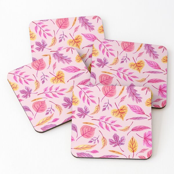 Item preview, Pink, Purple, and Orange Fall Leaves designed and sold by Laura Jane Kirton.