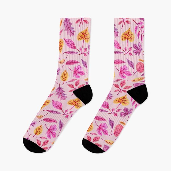 Item preview, Pink, Purple, and Orange Fall Leaves designed and sold by Laura Jane Kirton.
