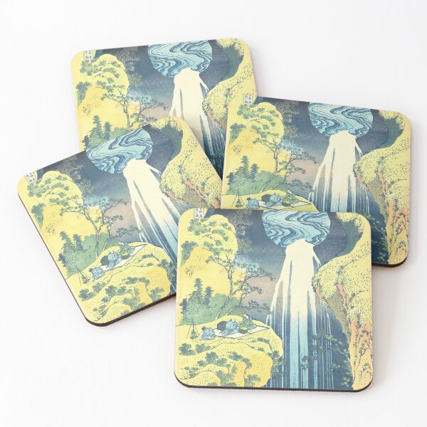 Item preview, The Amida Falls in the Far Reaches of the Kisokaidō Road designed and sold by IvintageArt.