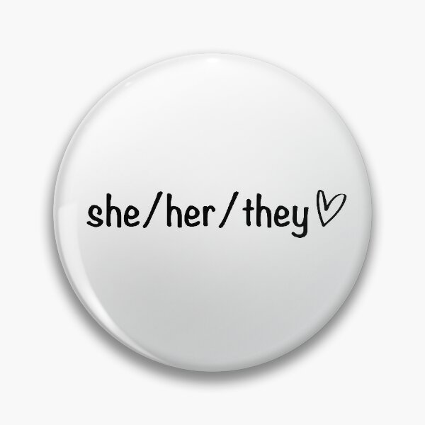 Item preview, Personal Pronouns - She/Her/They designed and sold by MadebyJenni.