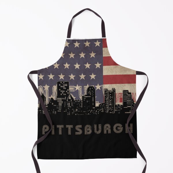 Item preview, pittsburgh skyline flag designed and sold by BekimART2.