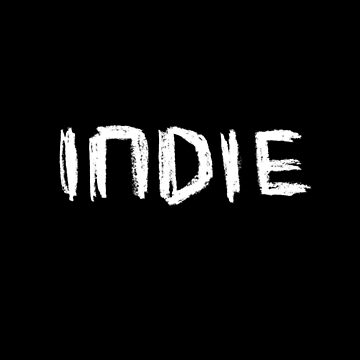 Indie handwritten text font for Indie Music