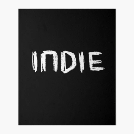 Indie handwritten text font for Indie Music