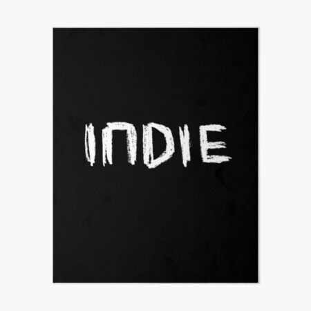 Indie handwritten text font for Indie Music