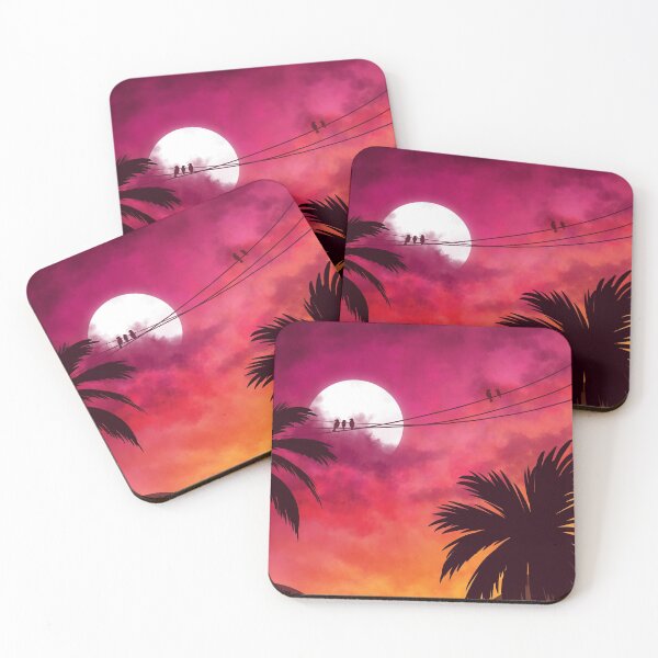 Item preview, Pink and Orange Sunset California designed and sold by drxgonfly.