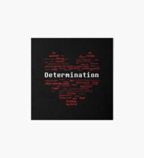 Undertale Word Heart Art Board