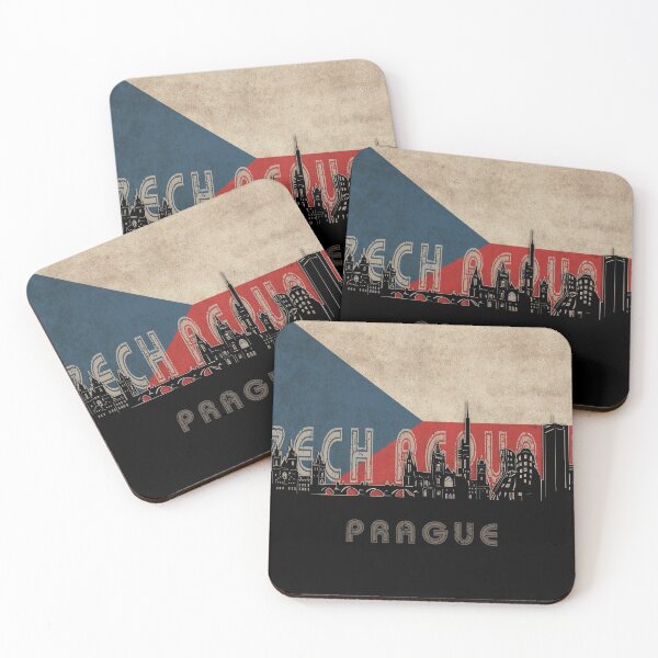 Item preview, prague skyline flag designed and sold by BekimART2.