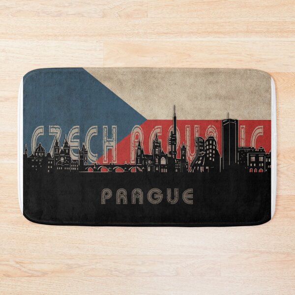 Item preview, prague skyline flag designed and sold by BekimART2.