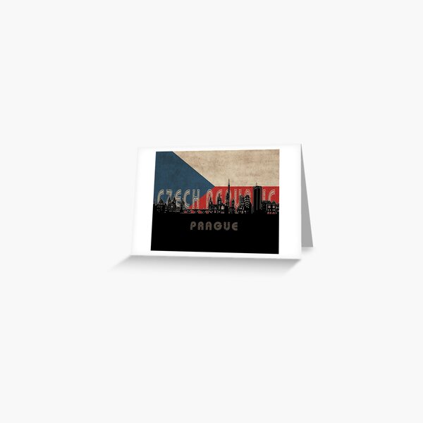 Item preview, prague skyline flag designed and sold by BekimART2.