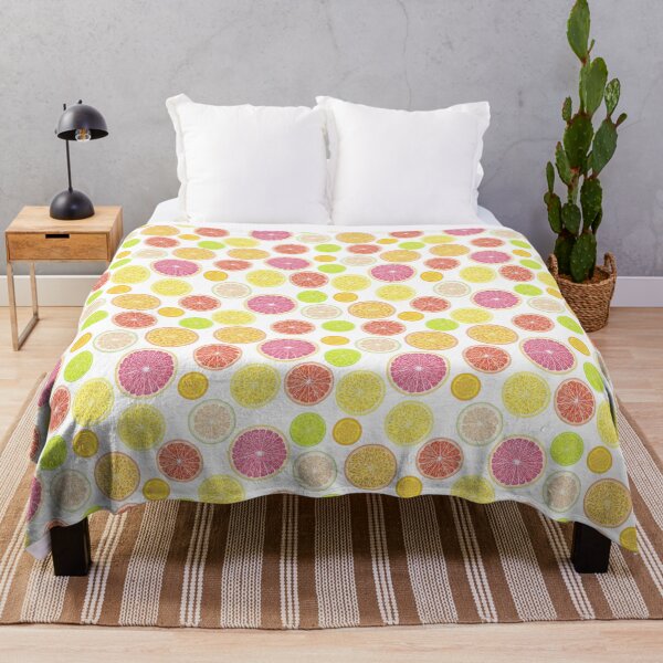 Item preview, Juicy Citrus Fruit Small Pattern designed and sold by MikkiDashDesign.