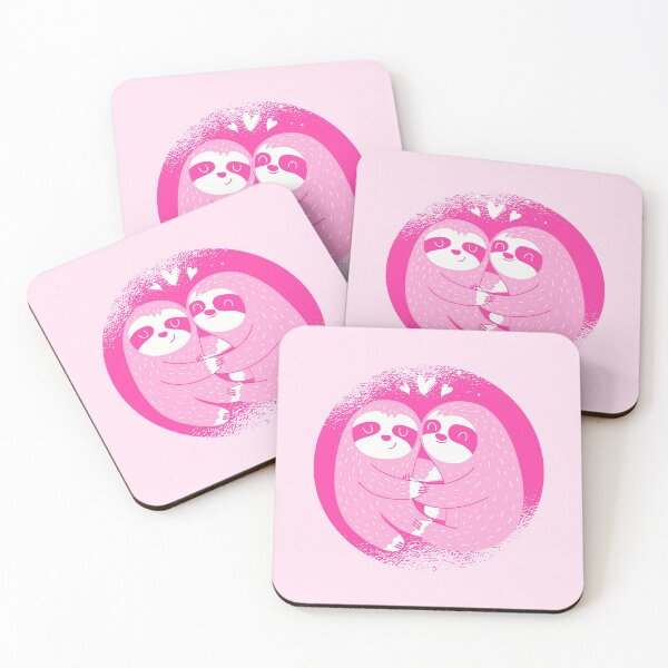 Item preview, love sloth valentines day pink  designed and sold by Gossip Rag.