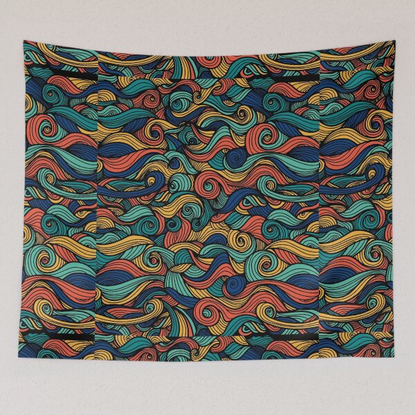 Item preview, Warm Abstract Spirals designed and sold by Frosty1489.