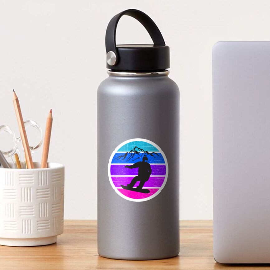 Snowboarding, great gift for snowboard lovers Sticker