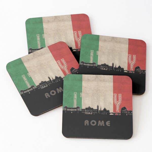 Item preview, rome skyline flag designed and sold by BekimART2.