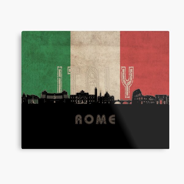 Item preview, rome skyline flag designed and sold by BekimART2.