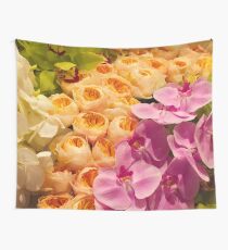 Orchid Topiary Wall Tapestry