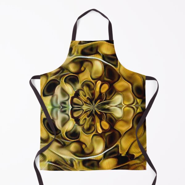 Item preview, Liquid gold shiny golden pattern Colorama collection designed and sold by Joie-et-Poesie.