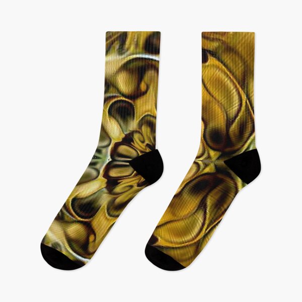 Item preview, Liquid gold shiny golden pattern Colorama collection designed and sold by Joie-et-Poesie.