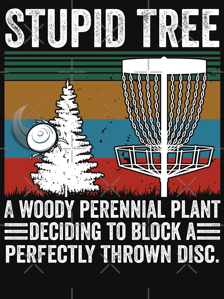 Stupid Tree Funny Vintage Disc Golf Gift by ABDOFIZA