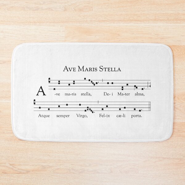 Item preview, Ave Maris Stella Chant (verse 1) designed and sold by ktmime.
