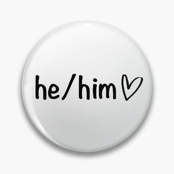 Item preview, Personal Pronouns - He/Him designed and sold by MadebyJenni.