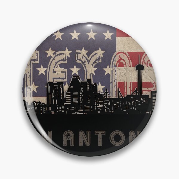 Item preview, san antonio skyline flag designed and sold by BekimART2.