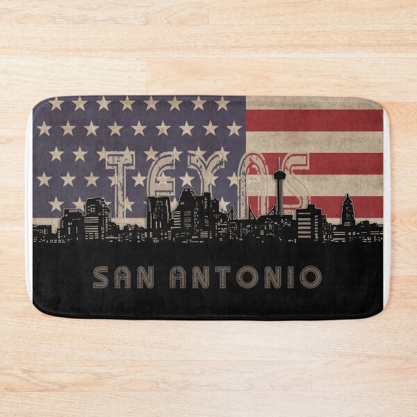 Item preview, san antonio skyline flag designed and sold by BekimART2.